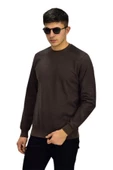 Erkek Spor Sıfır Yaka Sweatshirt R2270 BGL-ST03187 thumbnail 10