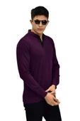 Erkek Polo Yaka Sweatshirt R2250 BGL-ST03196 thumbnail 10