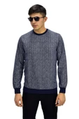 Erkek Spor Sıfır Yaka Sweatshirt R2266 BGL-ST03183 thumbnail 1