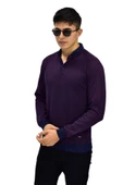 Erkek Polo Yaka Sweatshirt R2254 BGL-ST03197 - 7