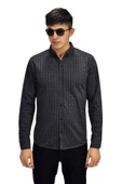 Erkek Spor Jakarlı Uzun Kol Gömlek R6490 BGL-ST03203 thumbnail 2