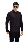 Erkek Spor Jakarlı Uzun Kol Gömlek R6520 BGL-ST03204 thumbnail 11