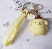 Kawaİ Sanrio Pom Pom Purin Pon Ponlu Anahtralık - 2