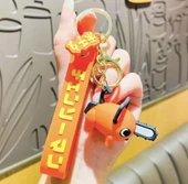 Anime Pochita Testere Adam Anahtralık Çanta Süsü thumbnail 1