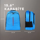 Vegmann Spectra 15,6 inç Notebook Uyumlu Mavi Laptop Sırt Çantası thumbnail 3