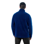 Şensel, Erkek Polar Mont, Saks Mavi -99E441- Cepli, Outdoor - 2
