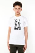 Horror Knifes No Live Matter Beyaz Çocuk Bisikletyaka Tshirt - 1