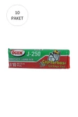J-250 Jumbo Boy Çöp Torbası 80 x 110 cm 10 Lu Rulo x 10 Paket = 100 Adet (Siyah) - 1