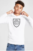 House Of The Dragon Targaryen Amblem Beyaz Çocuk 3ip Kapşonlu  Sweatshirt - 1