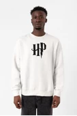 HP Logo Beyaz Erkek 2ip Sweatshirt thumbnail 1
