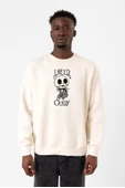Jack Skellington I Need Candy Ekru Erkek 2ip Sweatshirt thumbnail 1