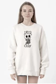 Jack Skellington I Need Candy Beyaz Kadın 2ip Sweatshirt - 1