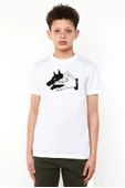 Jujutsu Kaisen Anime Divine Dogs Beyaz Çocuk Bisikletyaka Tshirt - 1