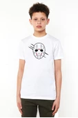Jason Voorhees Facemask Beyaz Çocuk Bisikletyaka Tshirt thumbnail 1