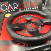 Spor Direksiyon Deri 28Cm Momo Tip - Yarış Spor Direksiyonu - 4