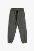 Koton Erkek Çocuk Basic Jogger Eşofman Altı Beli Bağlamalı Cepli Şardonlu - 1