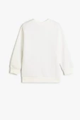 Koton Erkek Çocuk Sweatshirt Kaplan Baskılı Bisiklet Yaka Uzun Kollu Şardonlu - 2