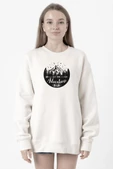 Let The Adventure Begin Beyaz Kadın 2ip Sweatshirt - 1