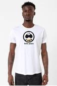 Kung Fu Panda Inner Peace Beyaz Erkek Bisikletyaka Tshirt - 1