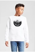 Let The Adventure Begin Beyaz Çocuk 2ip Sweatshirt - 1