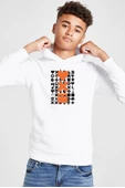 Love Death Robots Orange Beyaz Çocuk 3ip Kapşonlu  Sweatshirt - 1