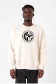 Monogatari Anime Tsubasa Cat Symbol Ekru Erkek 2ip Sweatshirt - 1