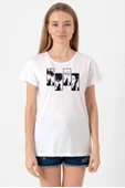 My Hero Academi Anime Class 1A Boys Beyaz Kadın Bisikletyaka Tshirt - 1