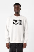 My Hero Academi Anime Class 1A Boys Beyaz Erkek 2ip Sweatshirt - 1