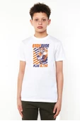 My Hero Academi Anime Endeavor Plus Ultra Beyaz Çocuk Bisikletyaka Tshirt - 1