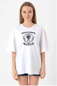Nova Corps Flerken Squadron Beyaz Kadın Oversize Tshirt - 1