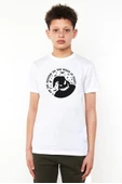 Oogie Boogie Beyaz Çocuk Bisikletyaka Tshirt - 1