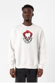 Pennywise Face Beyaz Erkek 2ip Sweatshirt thumbnail 1