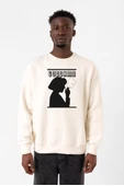 Pulp Fiction  Goddamn Ekru Erkek 2ip Sweatshirt - 1