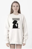 Pulp Fiction  Goddamn Beyaz Kadın 2ip Sweatshirt - 1
