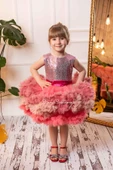 Pembe Pofuduk Elbise - 1