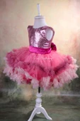 Pembe Pofuduk Elbise - 6