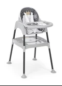 Maxi Taxi Baby Feeding 3in1 Çalışma Masalı Mama Sandalyesi Pandalı Gri - 1