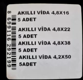 MULTİPACK MATKAP UÇLU VİDA SETİ (AKILLI VİDA) - 2