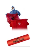 Jumbo Boy 80 x 110 cm 700 gr 10 lu Rulo x 1 Paket = 10 Adet (Kırmızı-Siyah Baskılı) - 2
