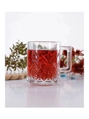 Paşabahçe 55462 Timeless Kulplu Cam Kupa 250 cc 2’li thumbnail 1