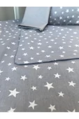 Grey Stars Bebek Nevresim Takımı - 3