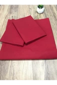 Kırmızı Çift Kişilik Çarşaf Takımı 240x260 - 1