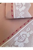 Rose Dantelli Pikolu 2 Li Yastık Kılıfı Pudra - 2