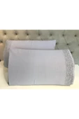 Fransız Güpürlü Sadem Gri Yastık Kılıfı thumbnail 1
