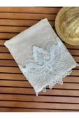 Liya kadife el havlusu 50 × 90 cappuçino - 1