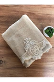 Afet Kadife Havlu Cappiçino - 1