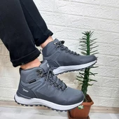 Jump 29652 Gri Renk Waterproof Kaymaz Rahat Erkek Bot - 3