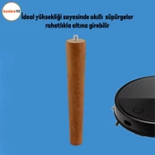 Ünite Konsol Puf Tabure Ahşap Mobilya Ayağı M8 Civata 20 Cm Ayakları Bağlantı Aparatı 8'li Set thumbnail 6