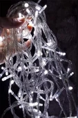 Dekor Lambası Beyaz 8 Fonksiyonlu 100 Ledli Spot Beyaz Işık 10 Metre 8 Fonksiyonlu Şık Led Lamba - 12