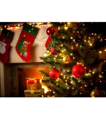 Luxury Series 180 Cm 60 Adet Süslü Ve Işıklı Metal Ayaklı 500 Dal İthal Yılbaşı Çam Ağacı thumbnail 5